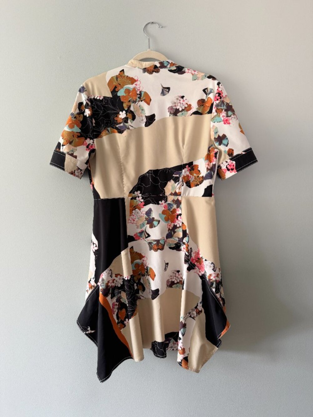 3-1 Phillip Lim Shirt Dress, Floral Abstract Medium - Picture 7 of 16